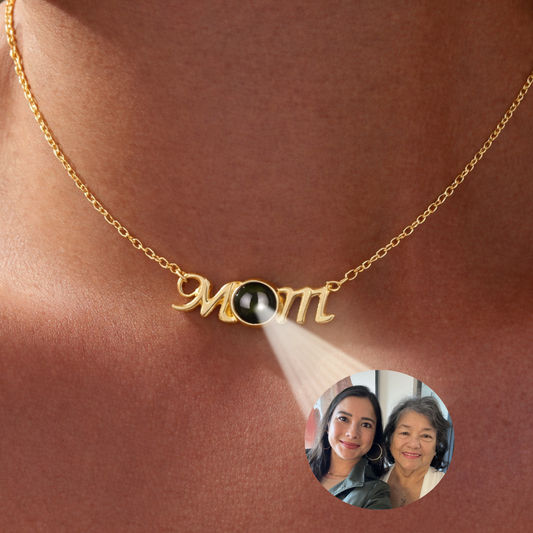 Collar Proyección de Foto Personalizado para Mamá